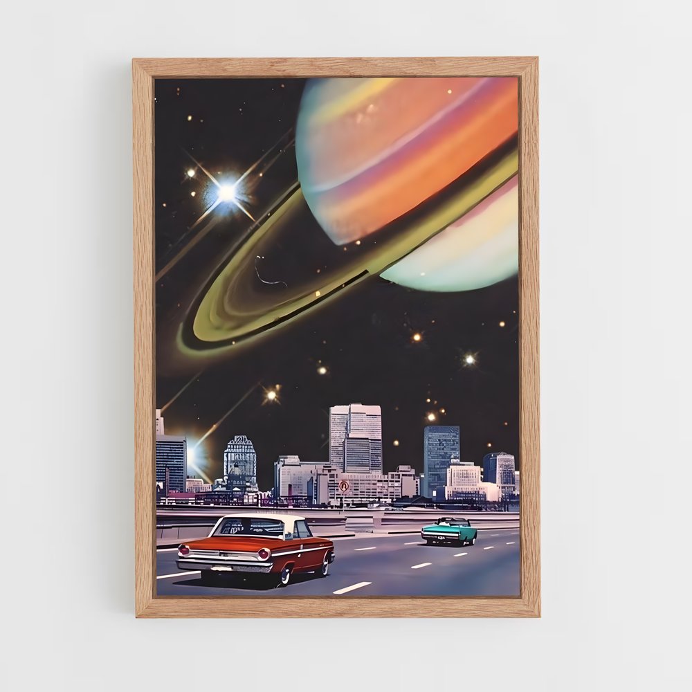 Poster Espace surréalisme fantastique – affiche Art spatial (vue 4)
